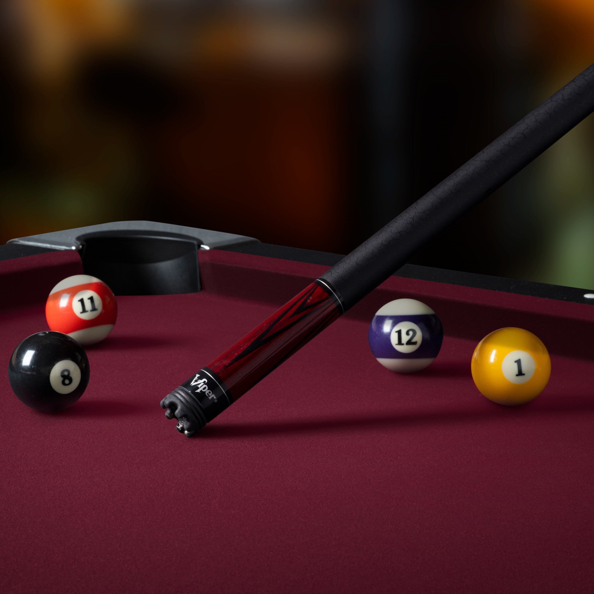 Viper 50-0852 Elementals Ashwood Cherry Stain Billiard/Pool Cue Stick