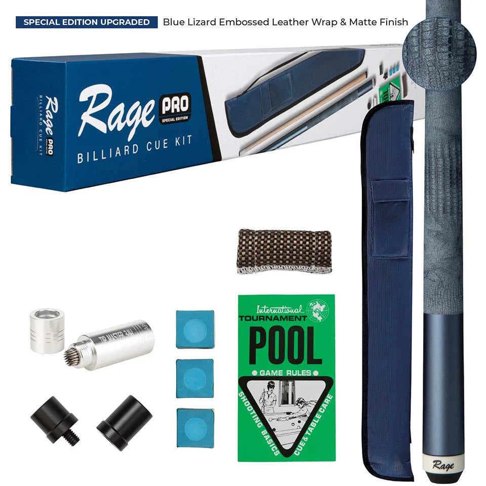 Rage Pro Billiards Cue Kit
