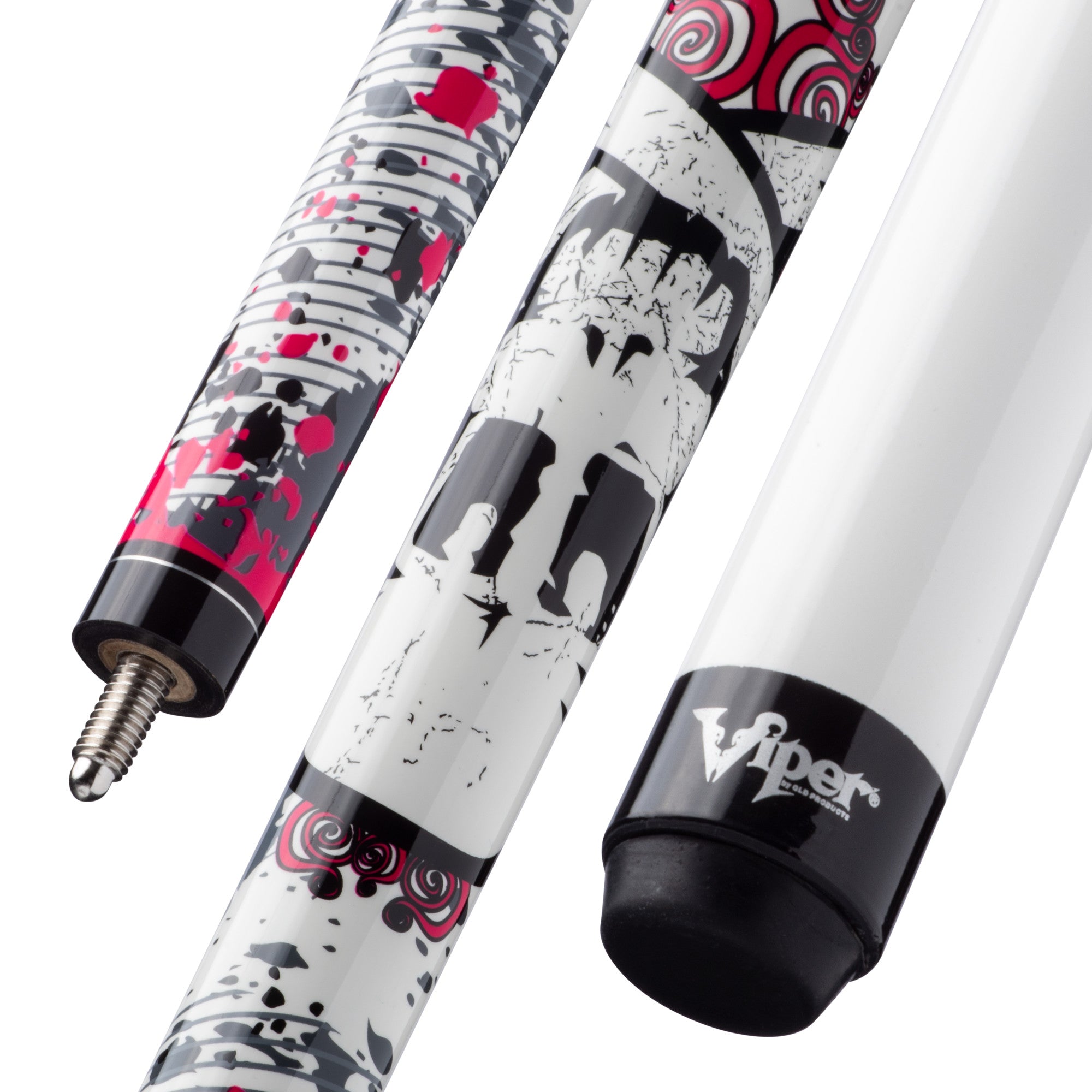 Viper 50-0406 Underground Pink Bones Junior Billiard/Pool Cue Stick