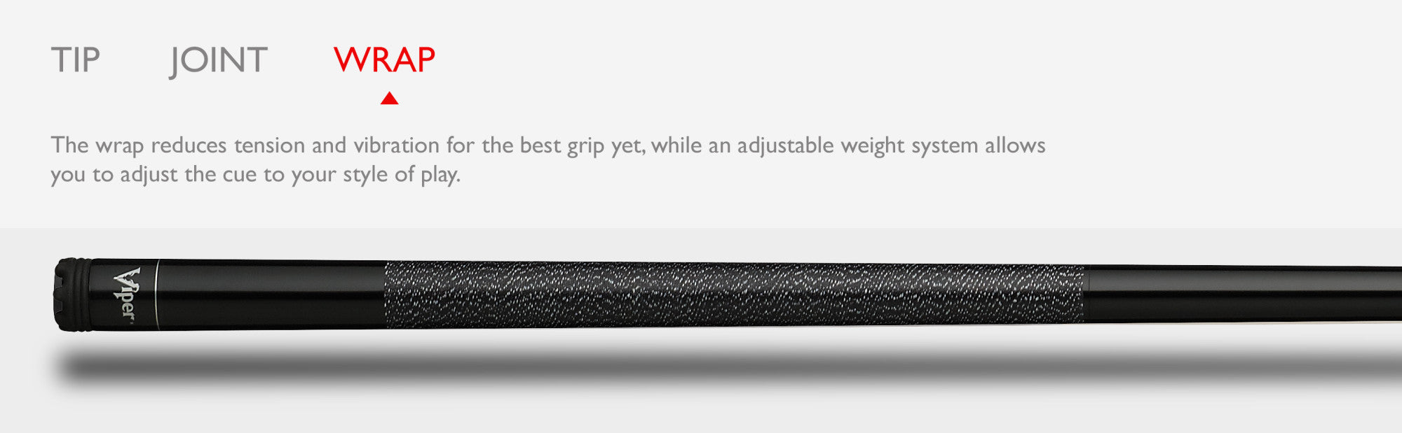 Viper 50-0503 Jump Break Cue Stick Black
