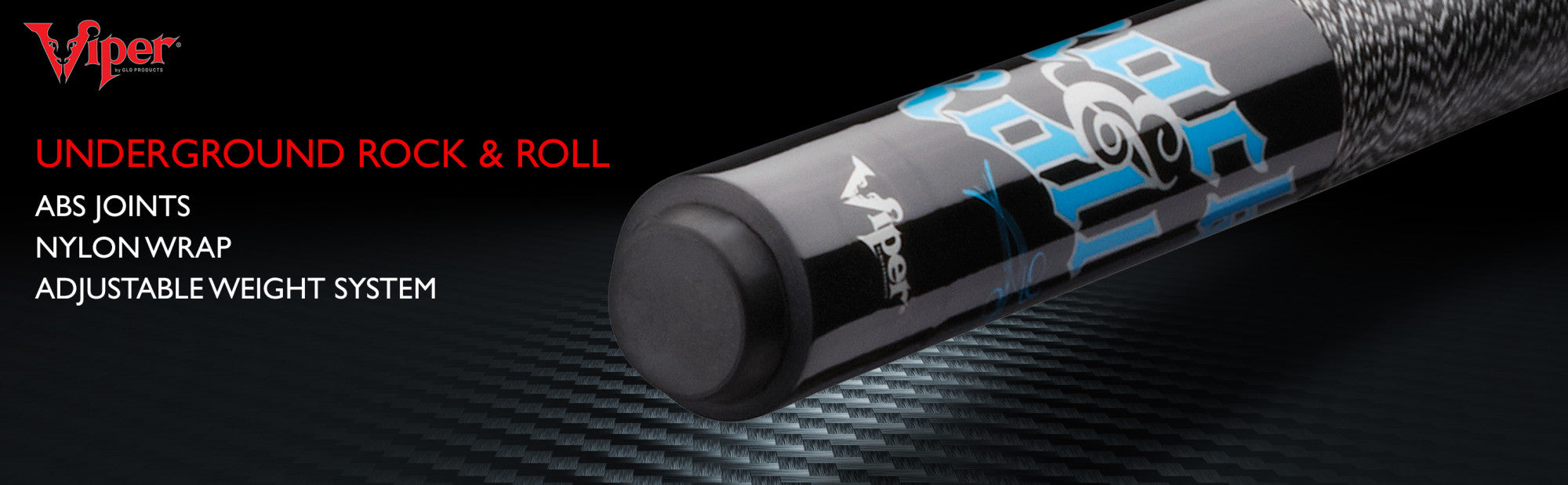 Viper 50-0653 Underground Rock & Roll Billiard/Pool Cue Stick