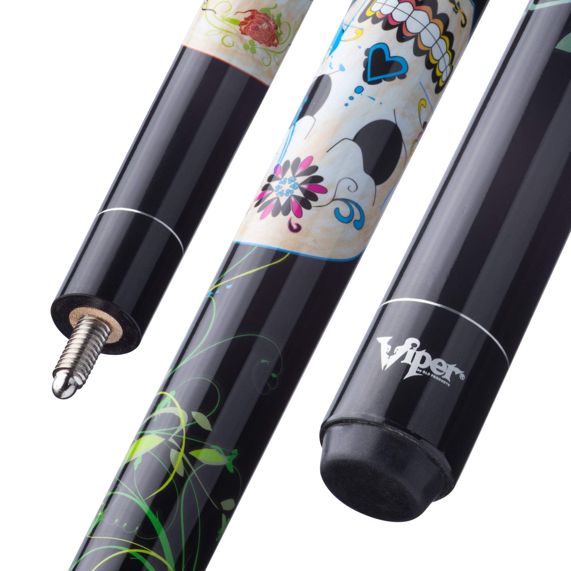 Viper 50-0660 Underground Dia de los Muertos Billiard/Pool Cue Stick