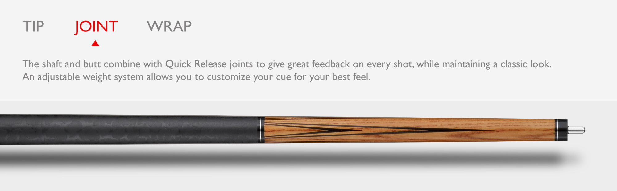 Viper 50-0852 Elementals Ashwood Cherry Stain Billiard/Pool Cue Stick