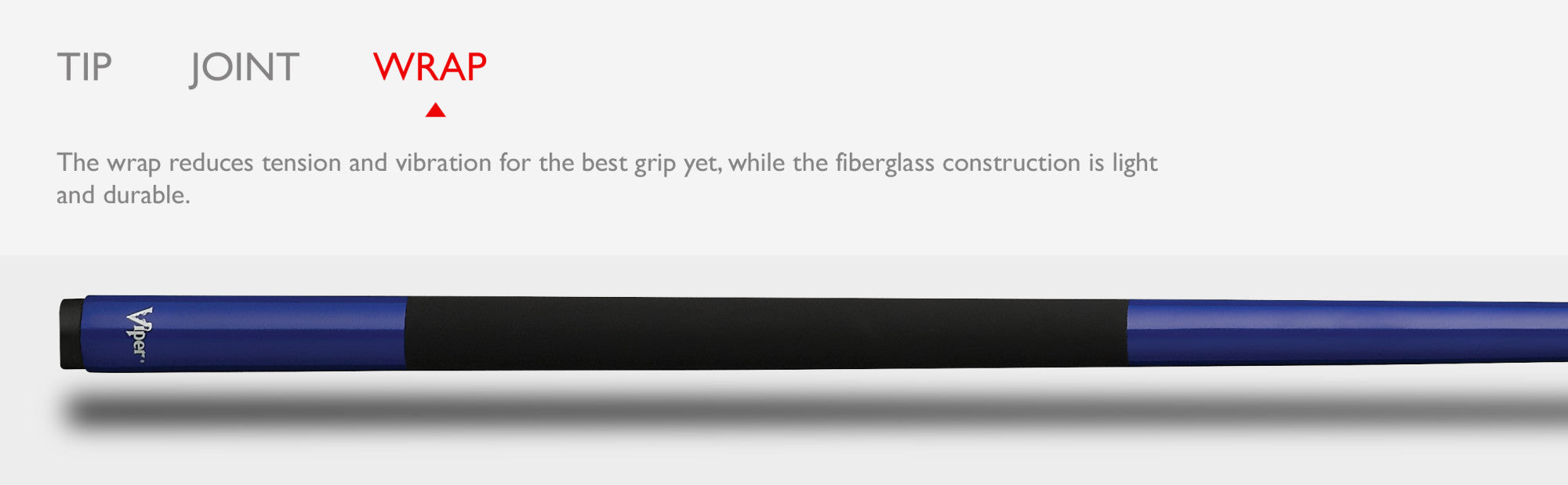 Viper 50-8115 Graphstrike Black Billiard/Pool Cue Stick