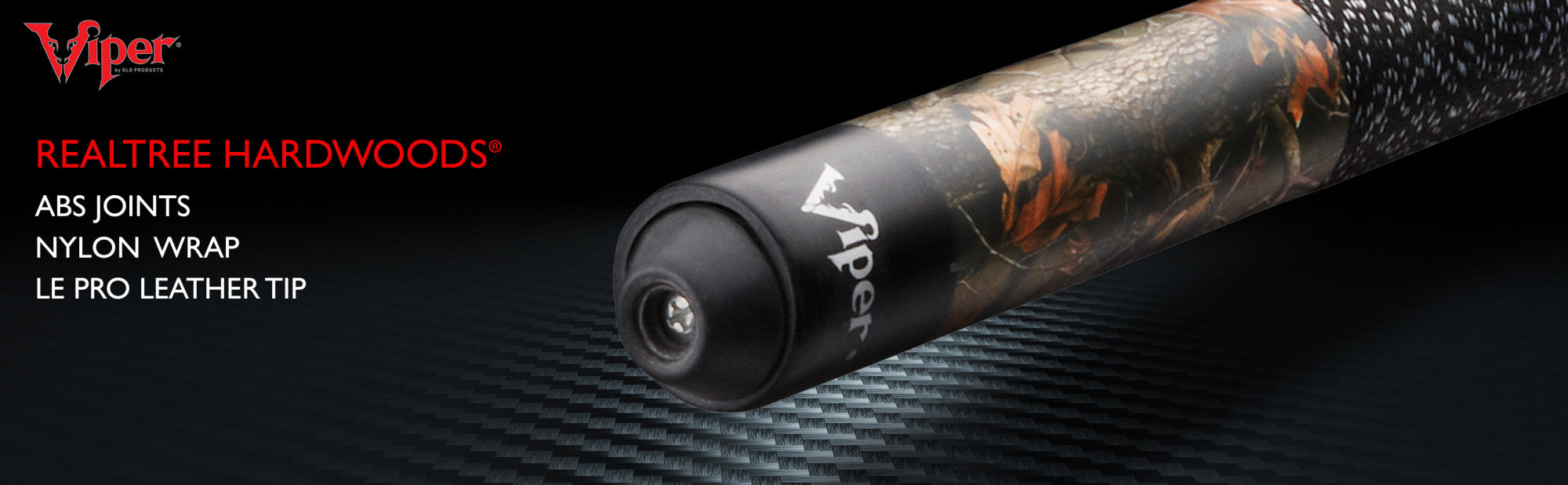 Viper 50-9000 Realtree Hardwoods Camouflage Billiard/Pool Cue Stick