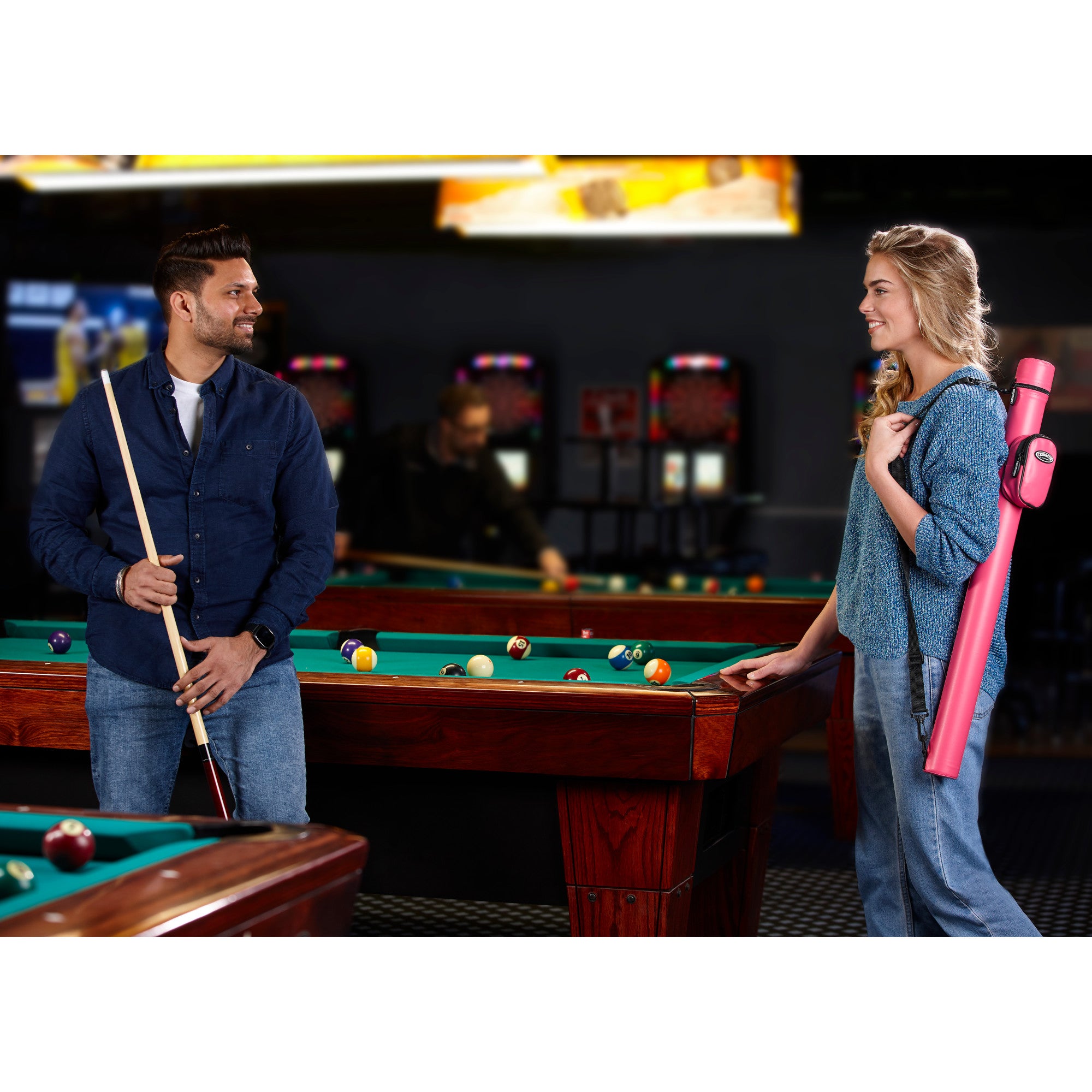 Casemaster 51-0700-12 Q-Vault Supreme Pink Cue Case
