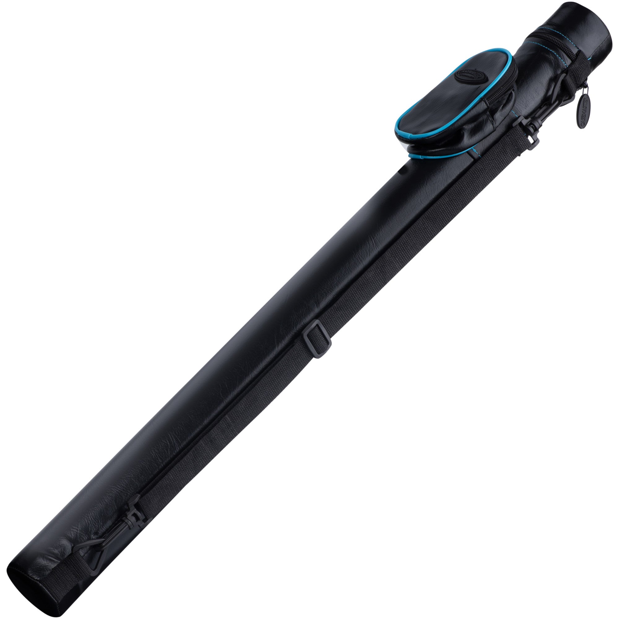 Casemaster 51-0706-03 Q-Vault Supreme Black with Blue Trim Cue Case