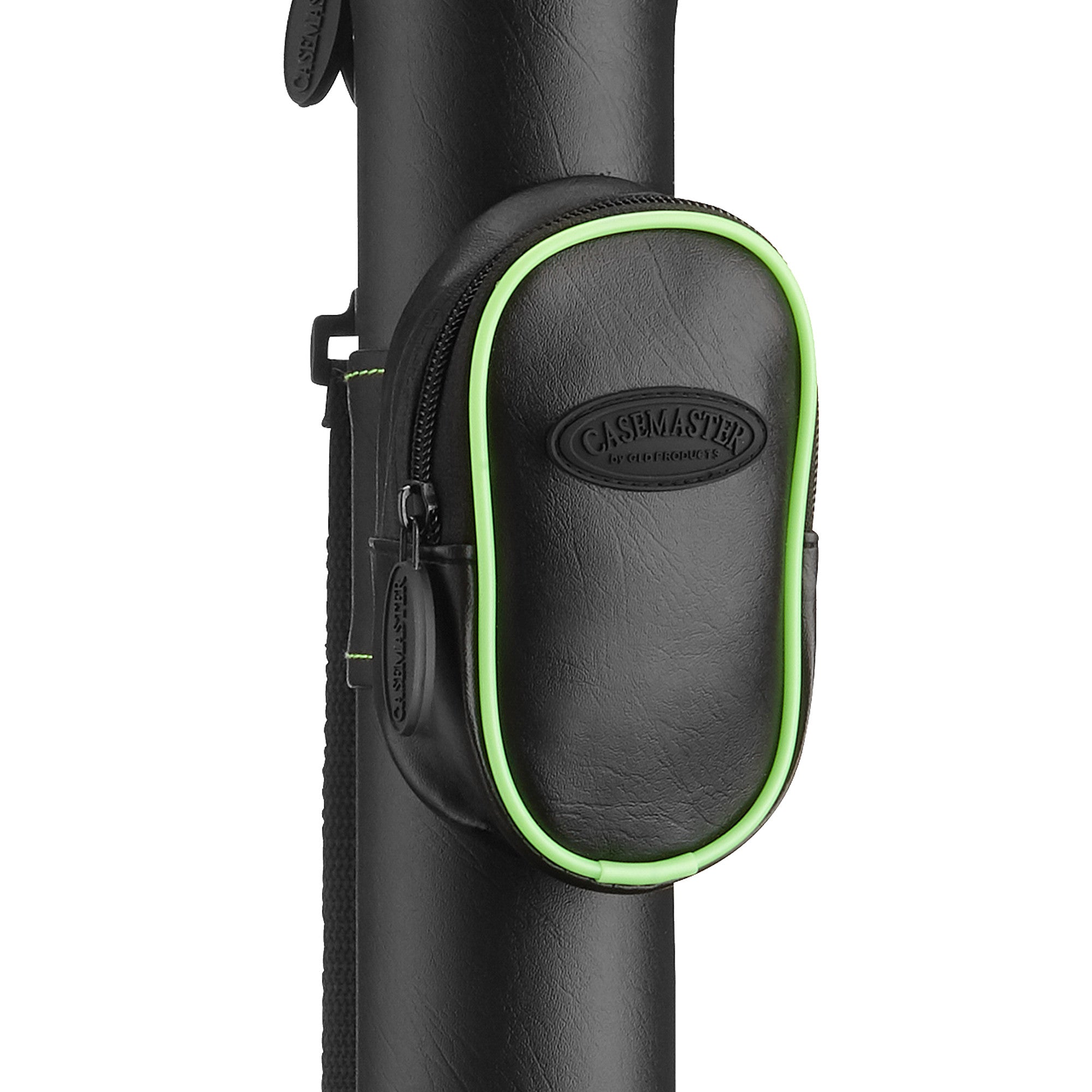 Casemaster 51-0706-10 Q-Vault Supreme Black with Green Trim Cue Case