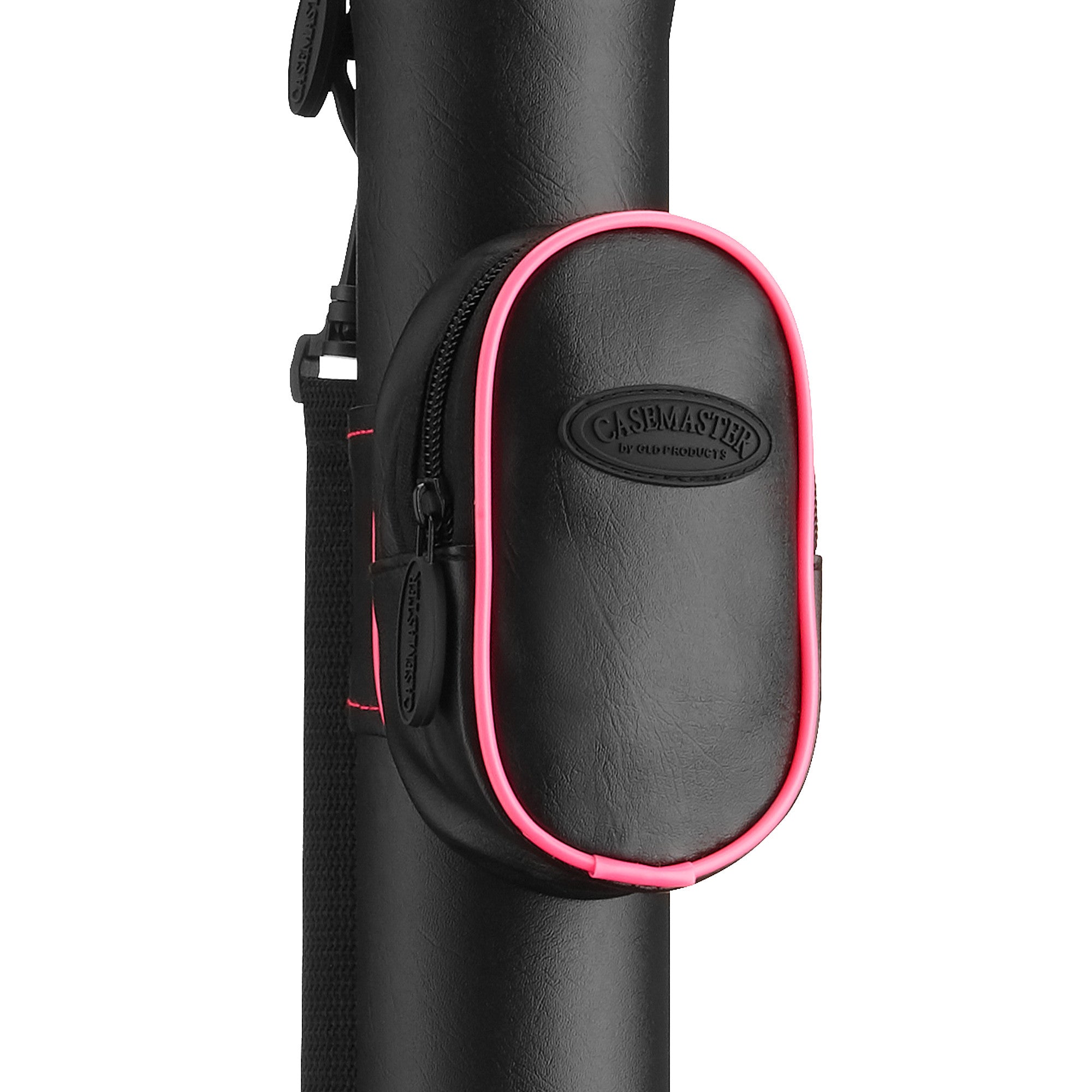 Casemaster 51-0706-12 Q-Vault Supreme Black with Pink Trim Cue Case