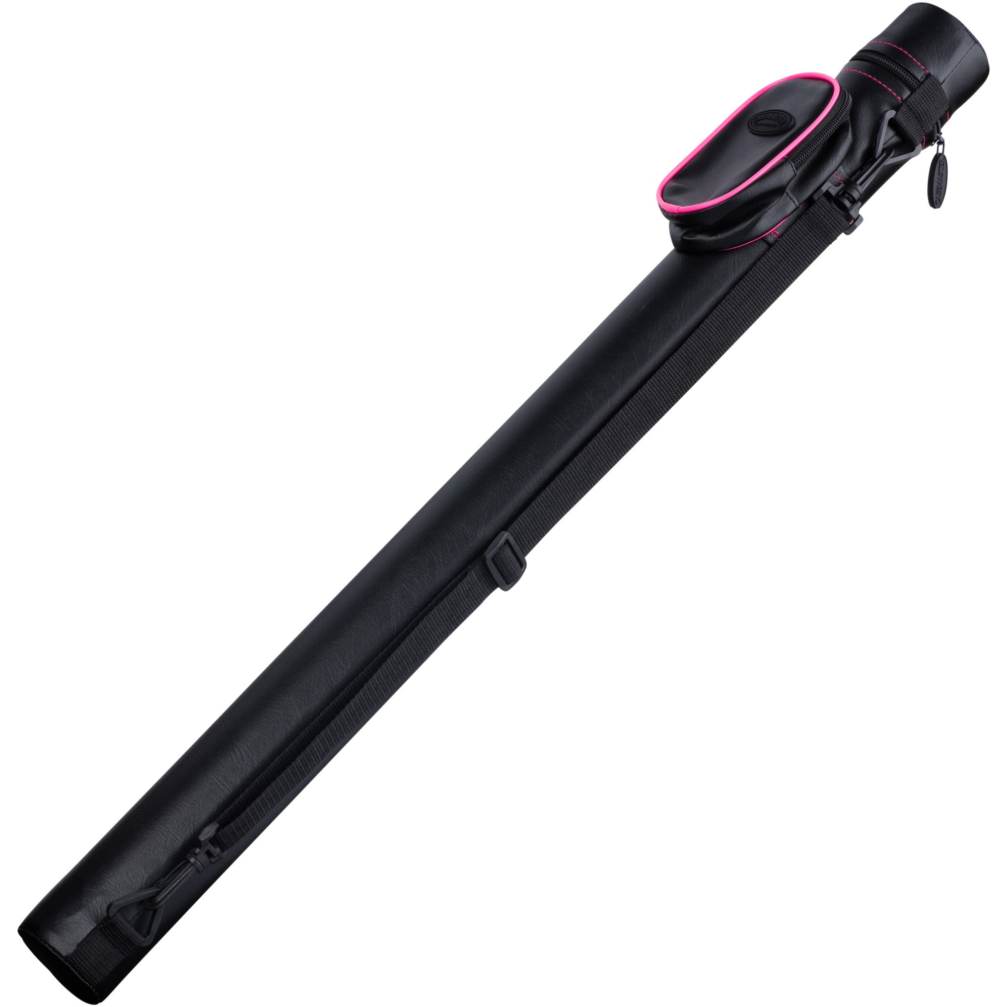 Casemaster 51-0706-12 Q-Vault Supreme Black with Pink Trim Cue Case