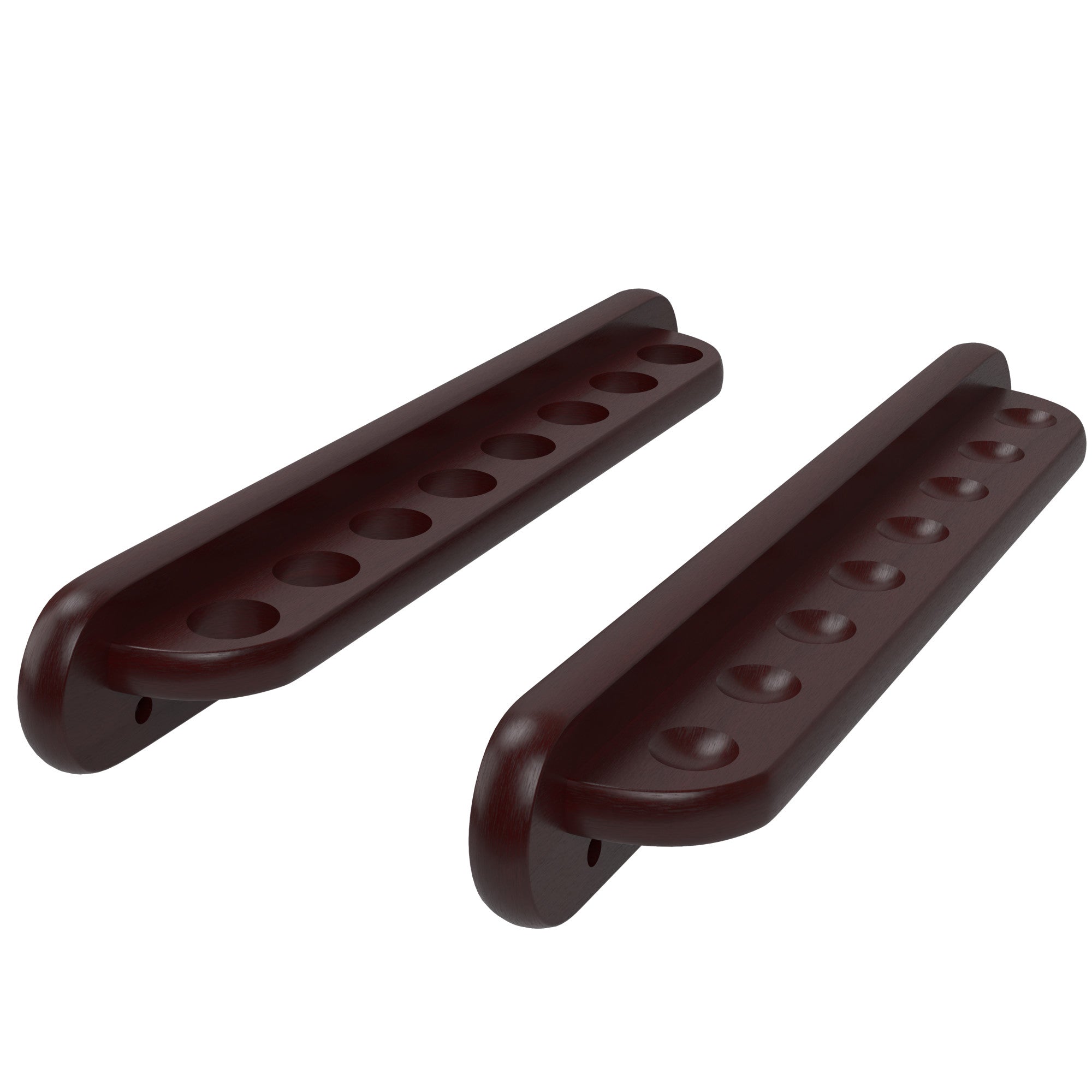 Viper 52-0116 Traditional Mahogany 8 Cue Wall Cue Rack