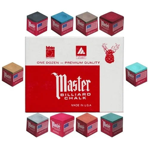 Master Billiard Chalk (box of 12)