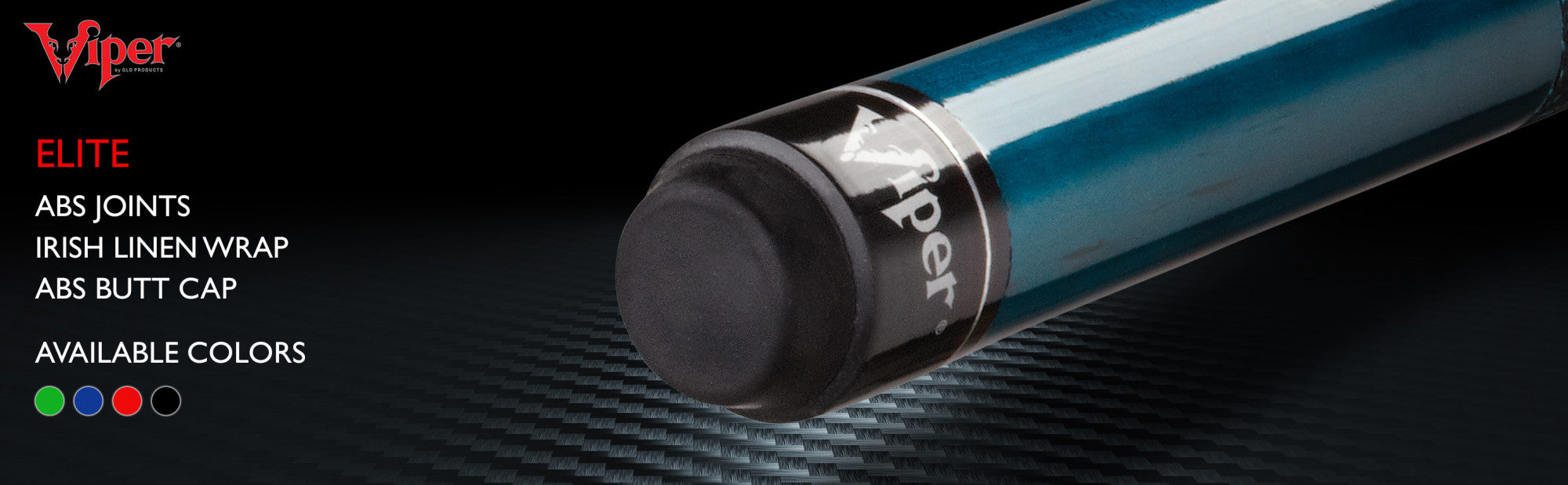 Viper PP-14 Elite Series Red Wrapped Billiard/Pool Cue Stick