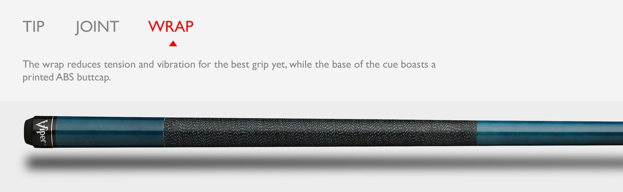 Viper PP-17 Elite Series Green Wrapped Billiard/Pool Cue Stick