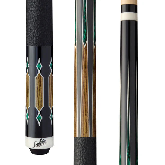 Dufferin Malachite Crown with Embossed Leather Wrap