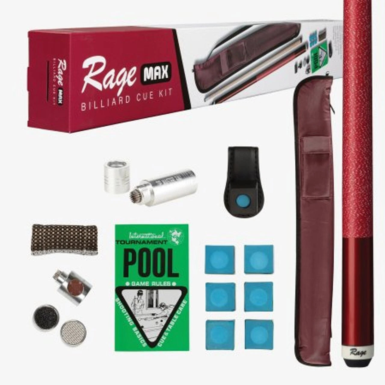 Rage Max Billiard Cue Kit