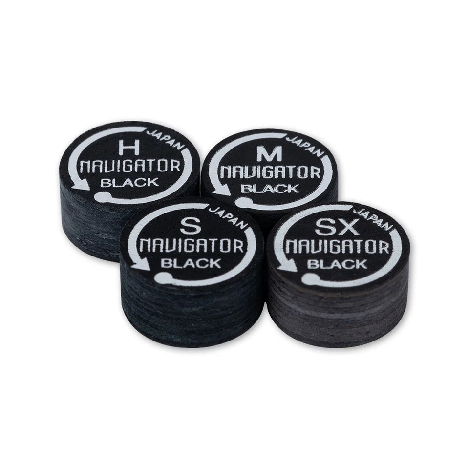 Navigator Black Pool Cue Tip-Single